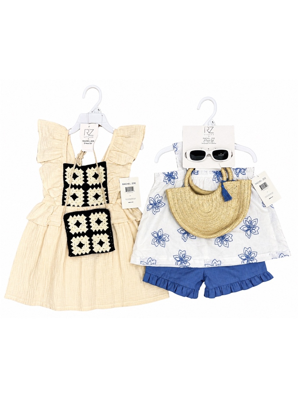 NEW - 2PC Bundle - Matching Summer Outfits by Rachel Zoe w Accessories & Purses